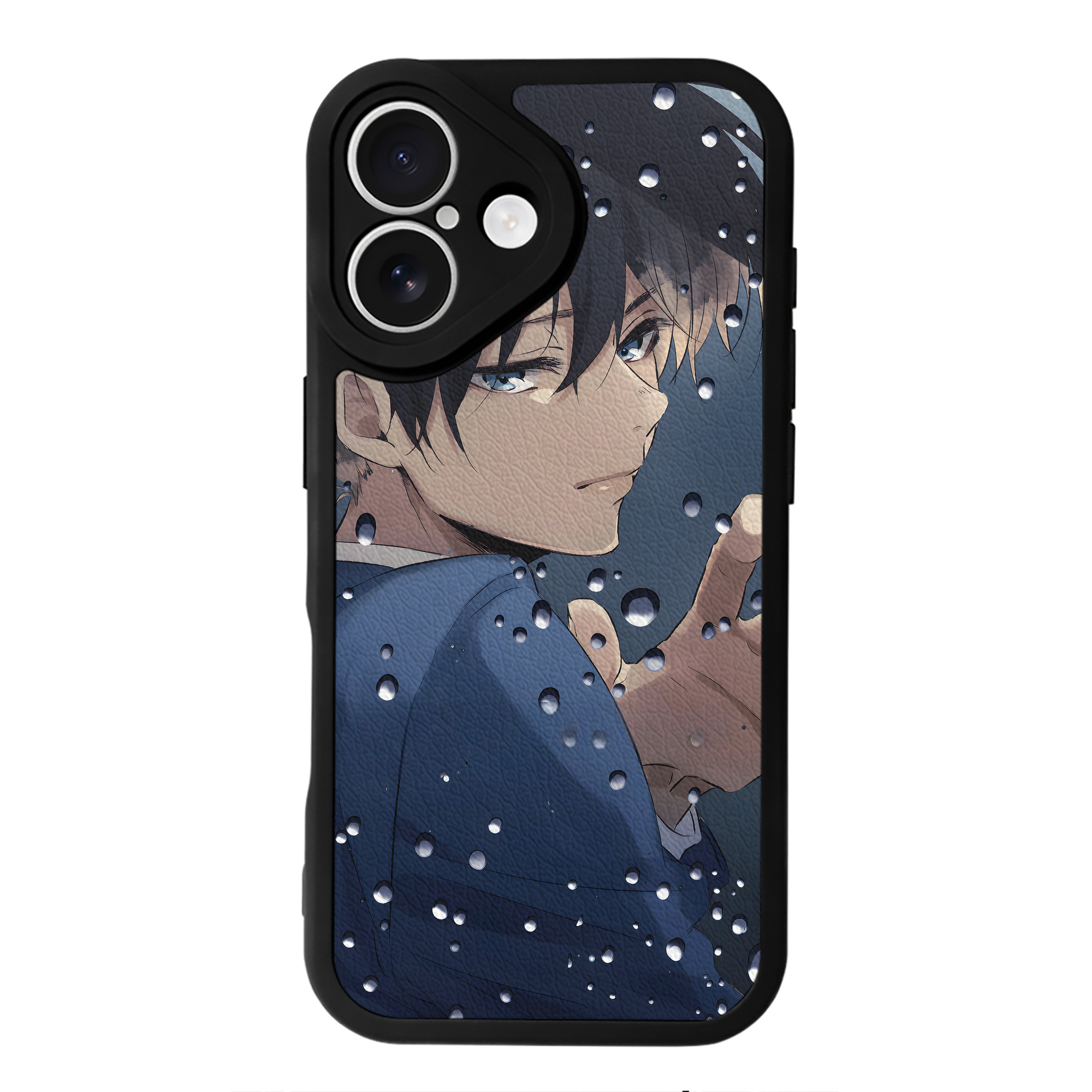 （画像用） 名探偵コナン Detective Conan 【iPhone 16シリーズ対応】シリコンスマホケース（レザー調） 材質：シリコン